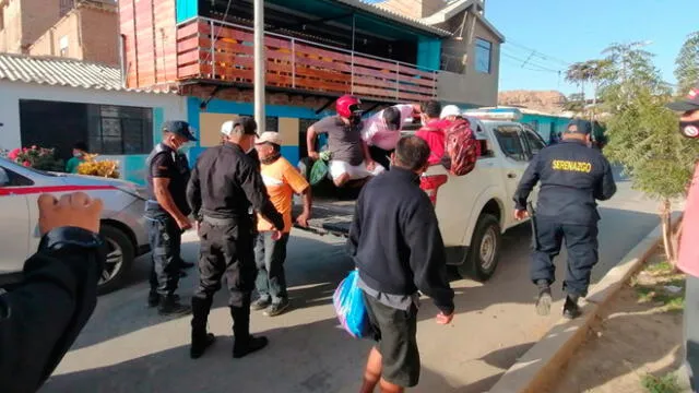 Policías y serenos intervinieron a 33 personas en bar clandestino de la ciudad de Talara. Foto: Difusión.