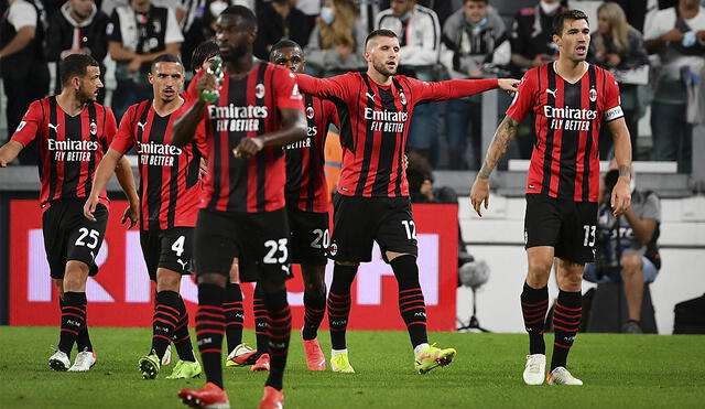 Milan y Juventus jugaron en Turín por la fecha 4 de la Serie A. Foto: AFP