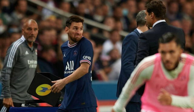 Lionel Messi aún no anota en tres partidos disputados con el PSG. Foto: ESPN.