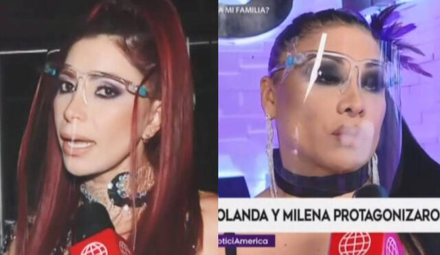 Yolanda Medina y Milena Zárate se pronuncian tras polémica en los ensayos de Reinas del show. Foto: captura de América TV