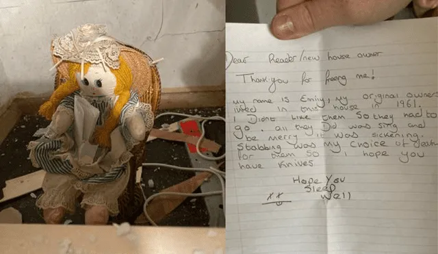 Según la carta, la muñeca habría pertenecido a sus antiguos dueños en 1961. Foto: Liverpool Echo