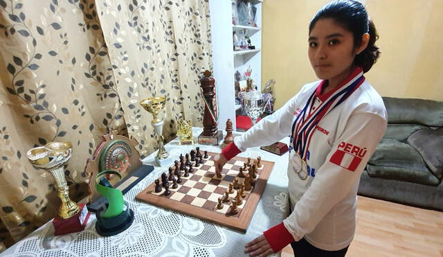La joven se medirá con otras nueve selecciones que han clasificado al mundial interescolar de ajedrez. Foto: Johann Klug/ URPI-LR