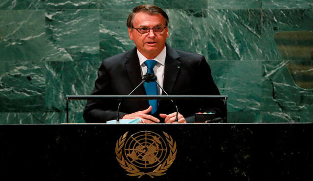 Jair Bolsonaro fue el primer orador de la Asamblea General de la ONU. Foto: EFE