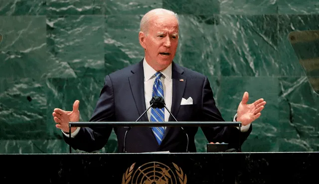 Biden sostuvo que el futuro del planeta dependerá de la capacidad de los países de “reconocer su humanidad común” y “actuar unidos”. Foto: AFP