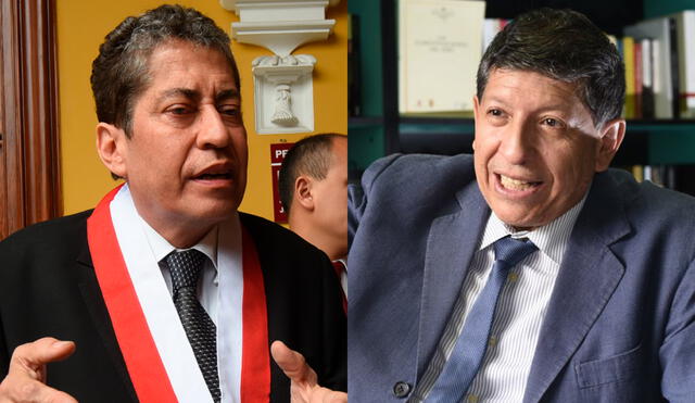 Espinosa-Saldaña lamentó el fallecimiento de su colega Carlos Ramoz. Foto: composición La República