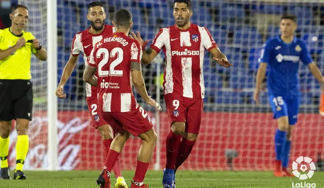 Luis Suárez anotó un doble ante Getafe por LaLiga Santander. Foto: twitter LaLiga