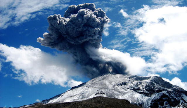 El volcán Ubinas forma parte de los siete volcanes activos del sur peruano localizados dentro de la Zona Volcánica Central de los Andes (ZVC). Foto: Ingemmet
