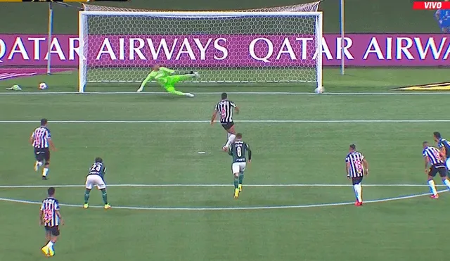 Hulk se perdió el 1-0 de Atlético Mineiro ante Palmeiras desde el Estadio Allianz Parque. Foto: captura ESPN