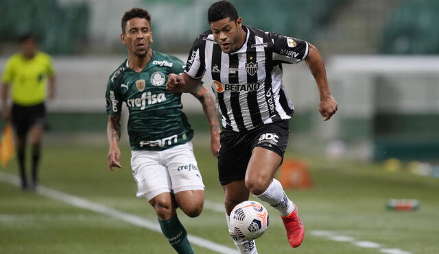 Atlético Mineiro y Palmeiras se miden en semifinales de la Copa Libertadores 2021. Foto: AFP