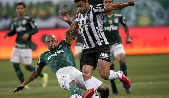 Palmeiras vs. Atlético Mineiro EN VIVO por semifinales de la Copa Libertadores 2021. Foto: AFP
