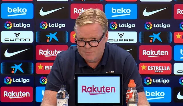 La continuidad de Koeman en el club blaugrana es cuestionada por la prensa española. Foto: FC Barcelona