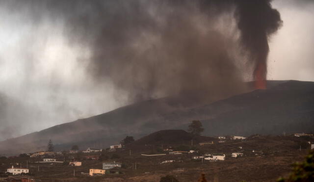 La erupción del volcán Cumbre Vieja de España está en el ojo del mundo. Foto: AFP