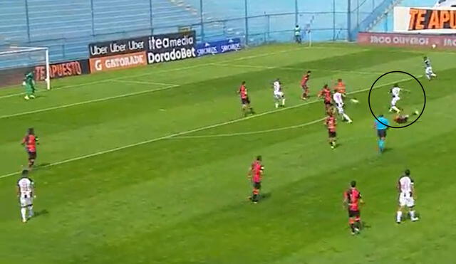 Jairo Concha sumó su cuarto gol con la camiseta de Alianza Lima. Foto: GolPerú