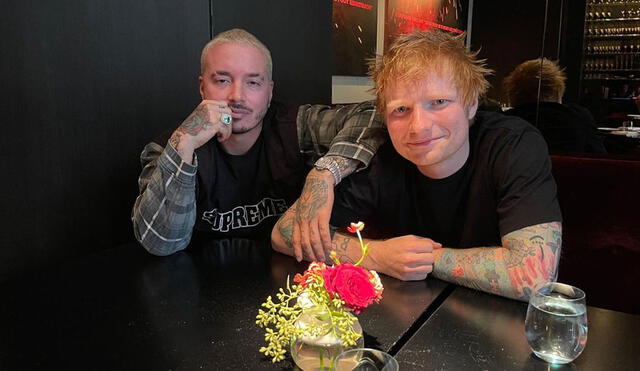 J Balvin conversó con Ed Sheeran sobre cómo el obtener la fama afecta el ego. Foto: Instagram/J Balvin