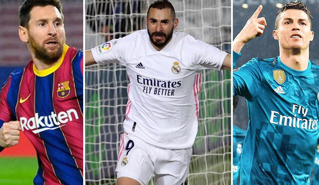 Karim Benzema lleva ocho goles con el Real Madrid en la presente temporada de LaLiga. Foto: composición LR