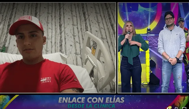 Johanna San Miguel y Gianpiero Díaz se pronuncian sobre el accidente de Elías Montalvo en el programa del 21 de septiembre. Foto: captura América TV