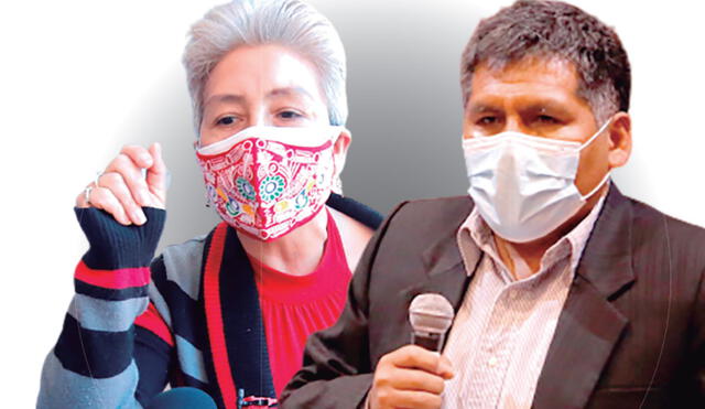 Polémica. Congresistas de
Perú Libre, María Agüero
y Jaime Quito generaron
controversia con propuestas
descabelladas.