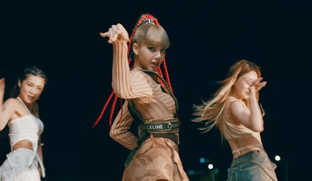 Lisa estrena la coreografía de "Money", su tema en inglés. Foto: captura