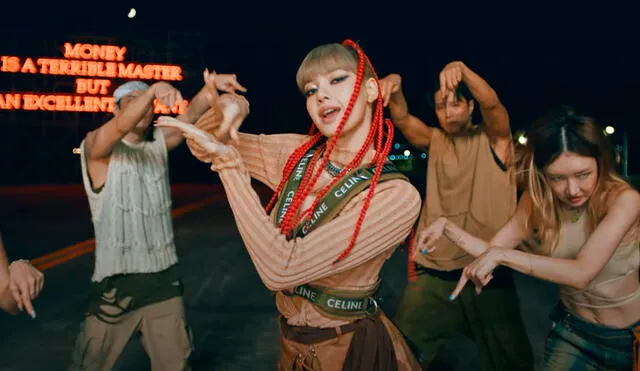 "Money" muestra todo el talento en baile y rap de Lisa de BLACKPINK. Foto: captura YouTube