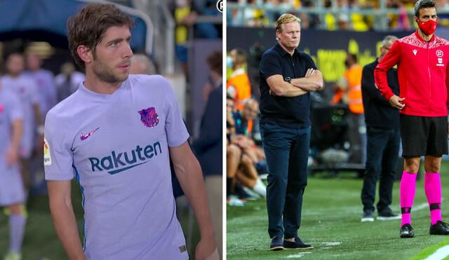 Sergi Roberto ingresó en el segundo tiempo por el austriaco Yusuf Demir. Foto: Barcelona.