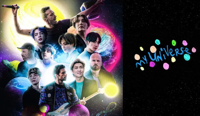 Colaboración de BTS y Coldplay está disponible en YouTube, Spotify y más plataformas musicales. Foto: composición Twitter/BIGHIT/Parlophone