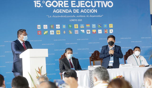 Regiones. El presidente del Consejo de Ministros expresó que el Gobierno de Pedro Castillo está comprometido con el proceso de descentralización del país. Foto: PCM