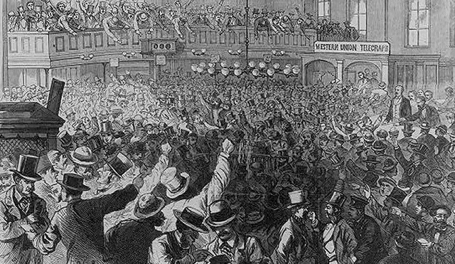 Viernes Negro: En efemérides de hoy 24 de septiembre de 1869, se vivió una situación de caos en la Bolsa de Nueva York. Foto: Biblioteca del Congreso de EE. UU.
