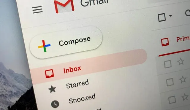 Gmail solo brinda 15 GB de forma gratuita. Foto: TeknoCompas