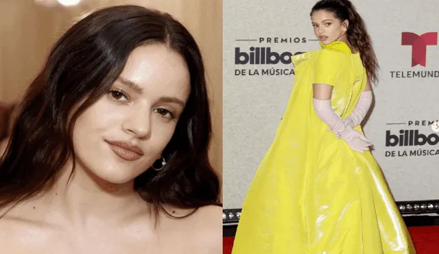 Rosalia brilló en la alfombra roja de los Billboard Latin Music Award 2021 con vestido de Valentino. Foto: Instagram de Rosalia