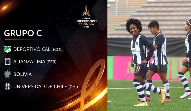 Alianza Lima enfrentará en la primera fecha al campeón de Colombia, Deportivo Cali. Foto: composición / Conmebol Libertadores/ Liga Femenina FPF