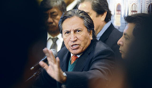 Regreso. El expresidente Alejandro Toledo niega los cargos a pesar de las evidencias mostradas por la Fiscalía. Foto: difusión