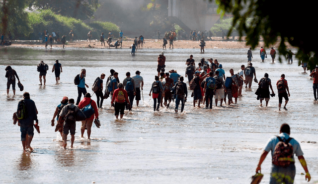La región atraviesa una ola migratoria sin precedentes, con 147.000 indocumentados detectados en México de enero a agosto, el triple de 2020. Foto: AFP