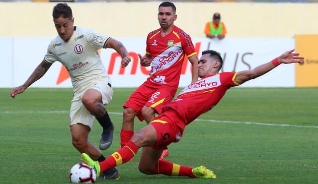 El partido entre Universitario vs. Sport Huancayo podrá verse a partir de las 3.30 p. m. (hora peruana). Foto: Andina/Vidal Tarqui