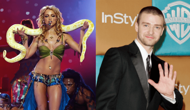 Britney Spears y Justin Timberlake tuvieron una relación a fines de la década de los años 90. Composición: Twitter @FILTERMexico / AP
