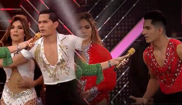 Bailarín de Gabriela Herrera pide revancha en Reinas del show. Foto: captura América TV