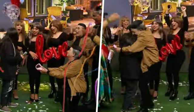 Carlos Vílchez y Melva Bravo protagonizan emotivo momento en el programa. Foto: captura de ATV