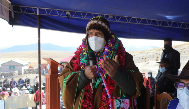 Ministro de Desarrollo Agrario estuvo en comunidad Alto Casana en Puno. Foto: Difusión