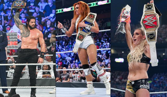 Roman Reigns, Becky Lynch y Charlotte fueron los protagonistas de Extreme Rules. Foto: composición/WWE