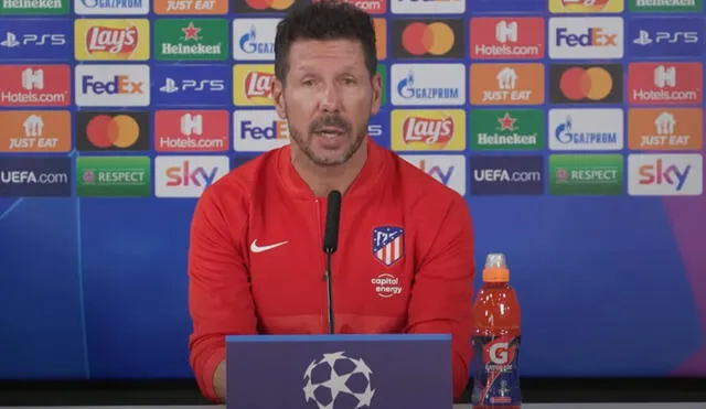 Diego Simeone ha dirigido dos finales de Champions League como técnico del club colchonero. Foto: Atlético de Madrid