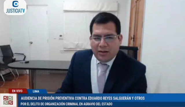 El juez Jorge Chávez Tamariz indicó que tiene previsto terminar con la evaluación del pedido de prisión preventiva este viernes. Foto: captura de pantalla Justicia TV