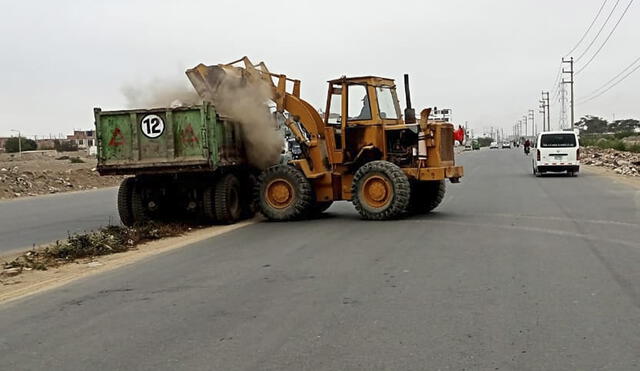 Labores de limpieza pública iniciaron cerca de las 6.00 a. m. Foto: Municipalidad Distrital de La Victoria.