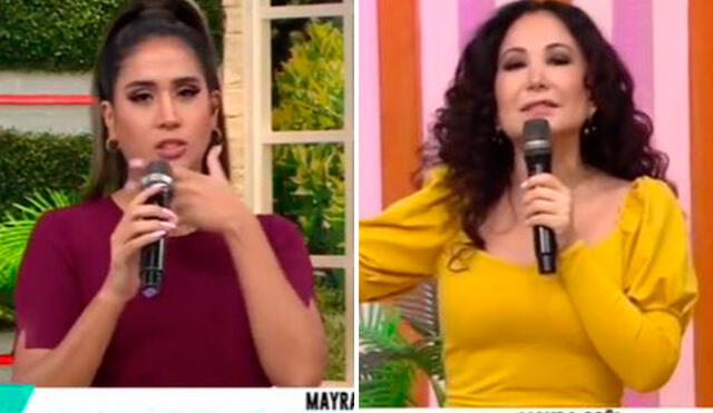 Janet Barboza y Melissa Paredes vivieron un tenso momento en la última edición de América hoy Foto: captura América TV