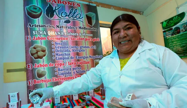 Los productos de la química boliviana también contienen plantas medicinales. Foto: EFE.