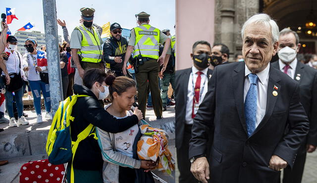“Condenamos categóricamente la brutal agresión que una turba descontrolada cometió contra un grupo de migrantes", afirmó Piñera. Foto: