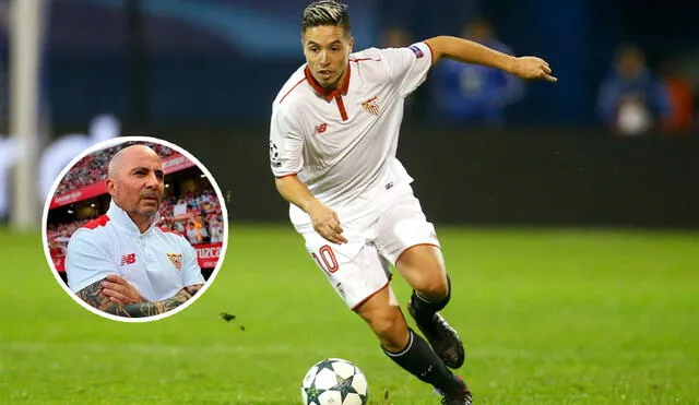 Samir Nasri fue dirigido por Sampaoli en Sevilla de España. Foto: Composición LR