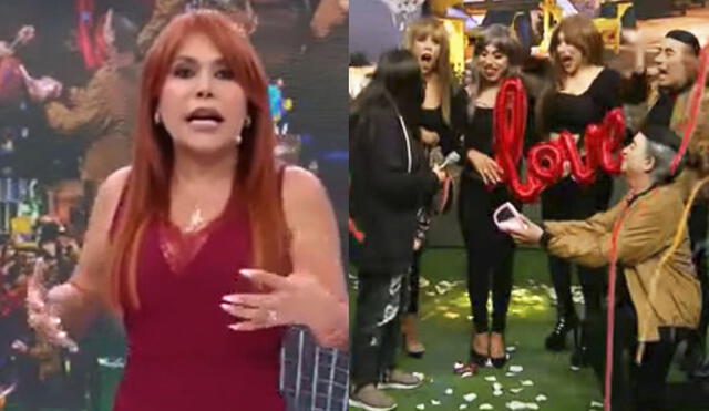 Magaly Medina señaló que todo se trataría de una broma del actor cómico. Foto: captura ATV / JB en ATV