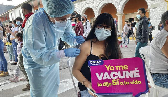 Vacunación continuará esta semana. Foto: Diresa Ayacucho
