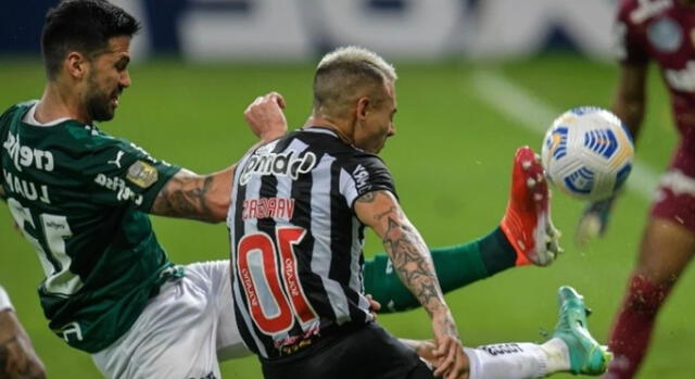 Atlético Mineiro vs. Palmeiras arrancará desde las 7.30 p. m. (hora peruana) y 9.30 p. m. (hora brasileña). Foto: EFE