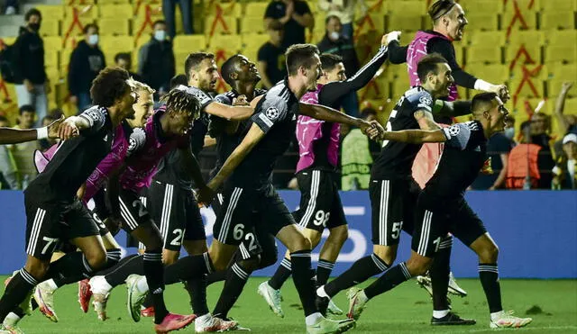 Sheriff obtiene su segunda victoria consecutiva en la Champions League. El próximo rival a vencer del equipo moldavo es el Inter de Milan en Italia. Foto: AFP Sergei GAPON