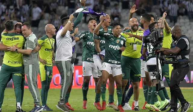 Palmeiras avanzó en la Copa Libertadores 2021 por meter un gol de visita al Atlético Mineiro. Foto: AFP